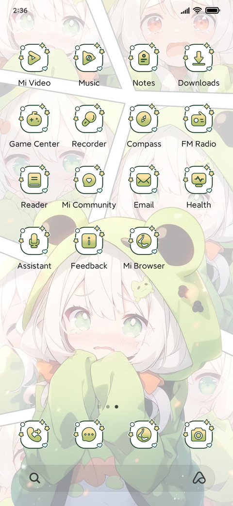 Cute manga girl screenshot