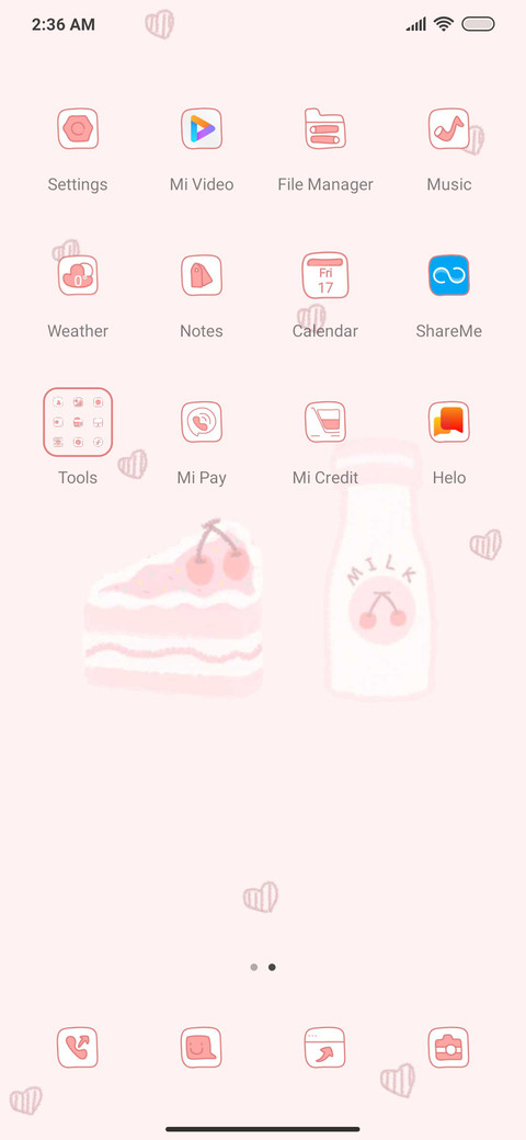 Pink cherry cake screenshot