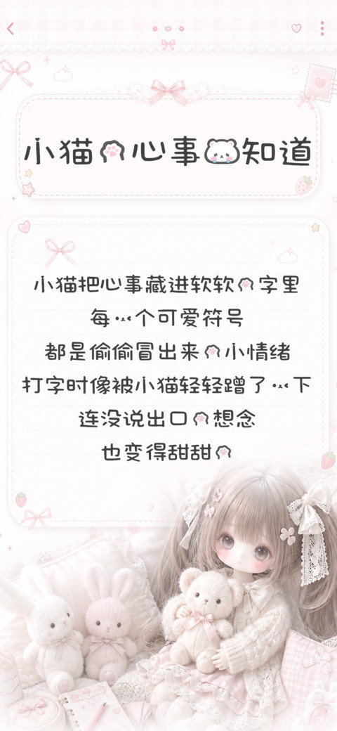 小猫的心事我知道 screenshot