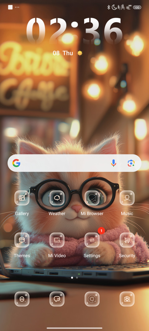 Glasses Kitten screenshot