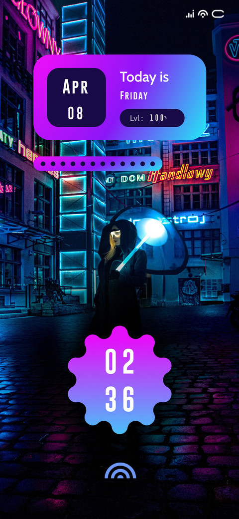 Neon Girl screenshot