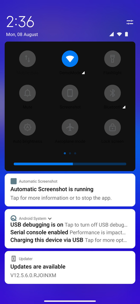 Android v12.5 screenshot