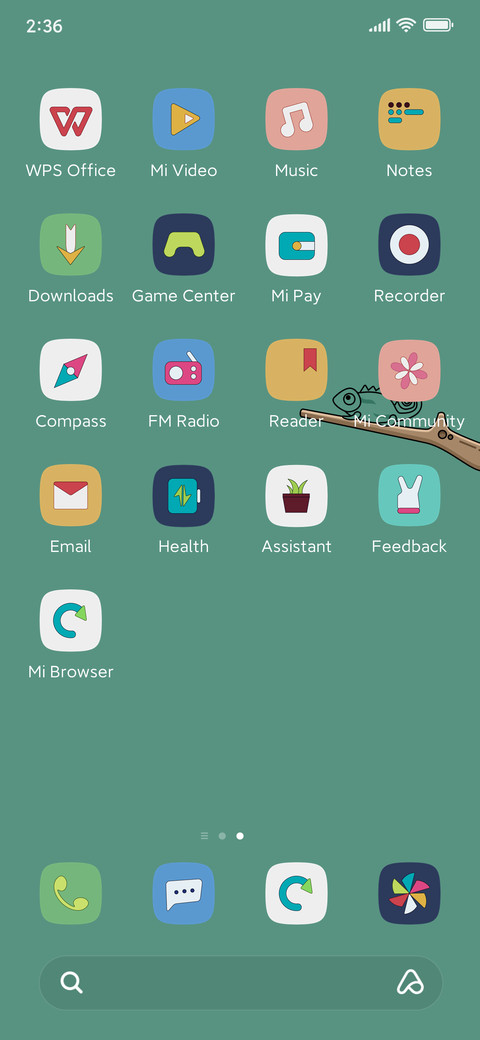 Forest chameleon screenshot