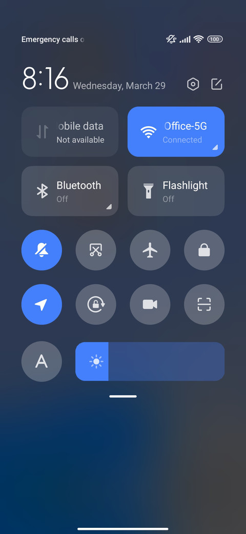 Blue Geometry screenshot