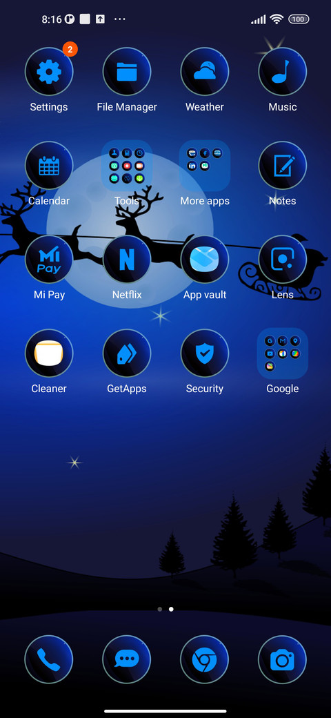 blue santa screenshot