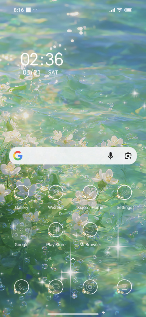 Fresh green screenshot