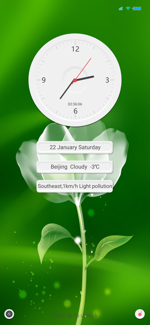 Green White screenshot