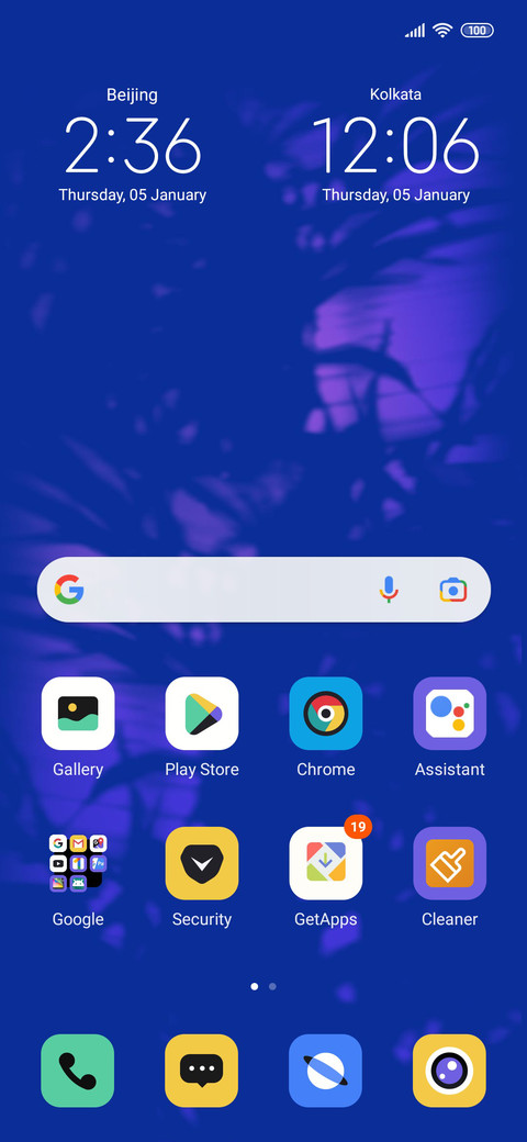 Finding Klein Blue screenshot