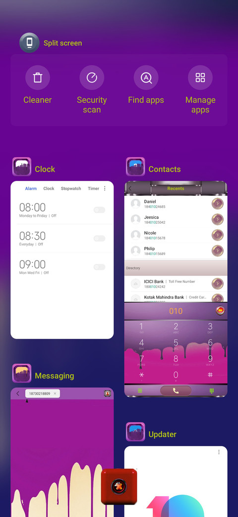 Purple glow screenshot