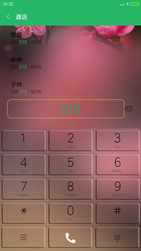 桃花唯美盛开（炫酷充电动画） screenshot