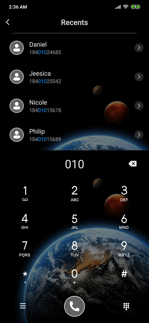 Blue planet screenshot