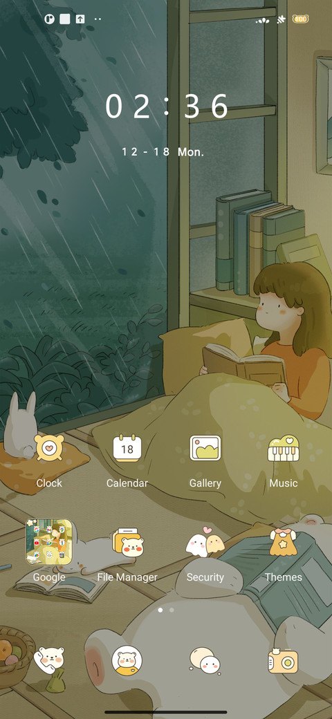 Read in the rain screenshot