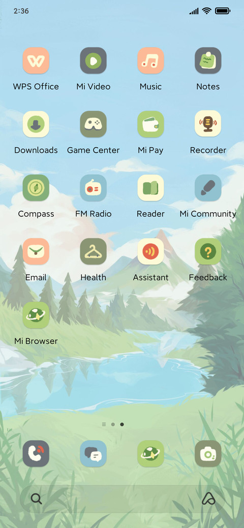 Lakeside path screenshot