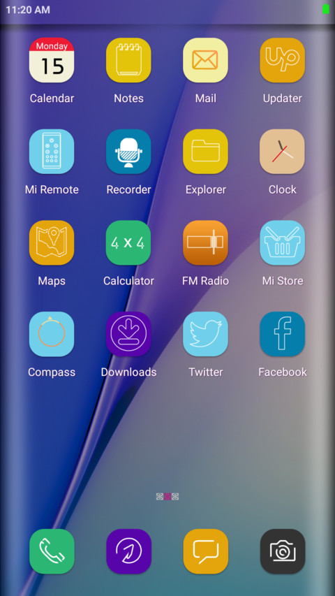 S8 Purple screenshot