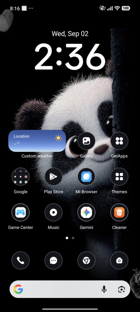 Peekaboo Panda screenshot