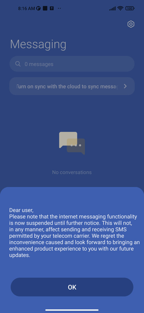 Flat sea cloud screenshot