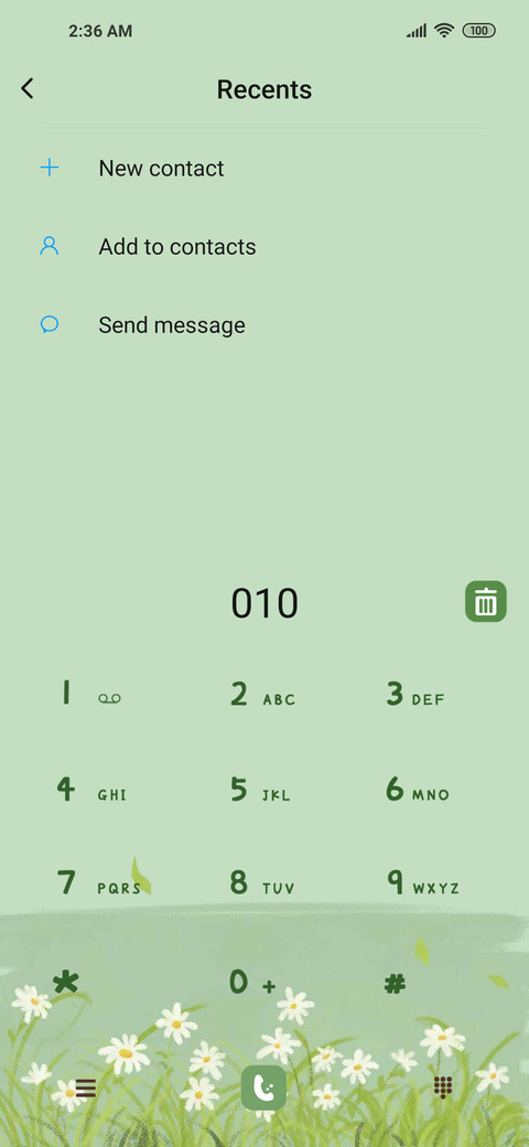 light green ins screenshot