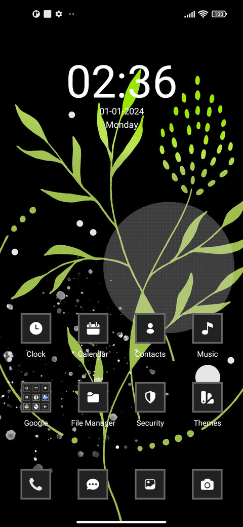 Pastel Leaf screenshot