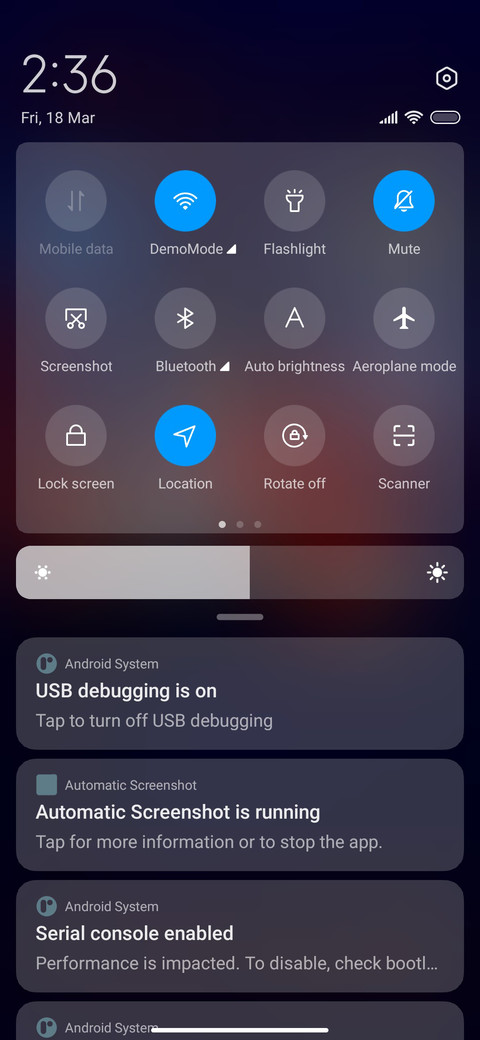 Minimal Sve screenshot