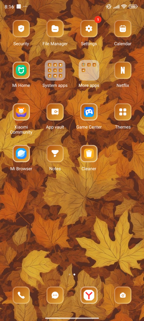 Autumn screenshot