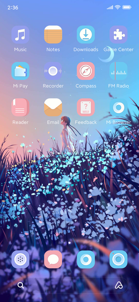 Floral scent screenshot