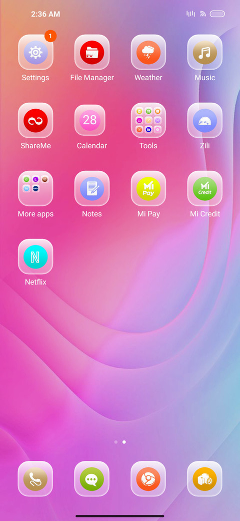 Pink Abstract screenshot