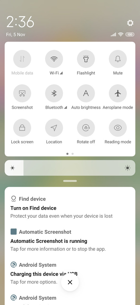 Fresh sunrise screenshot