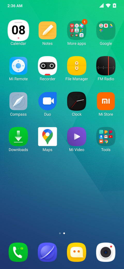 Lenovo A1000 Redong Theme screenshot