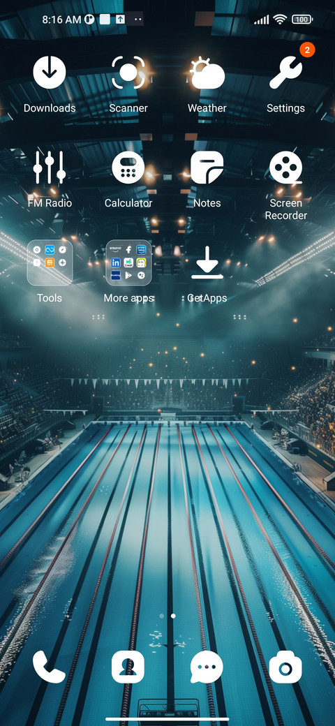 swimming contest screenshot