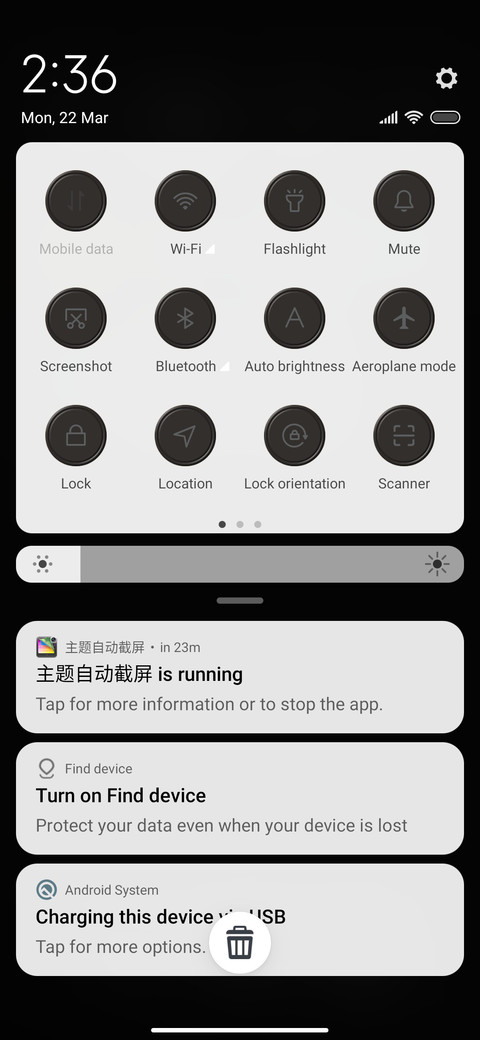 Mat Dark White screenshot