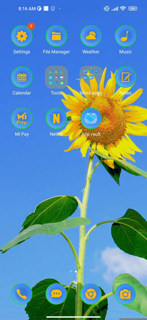 sunflower cloud screenshot