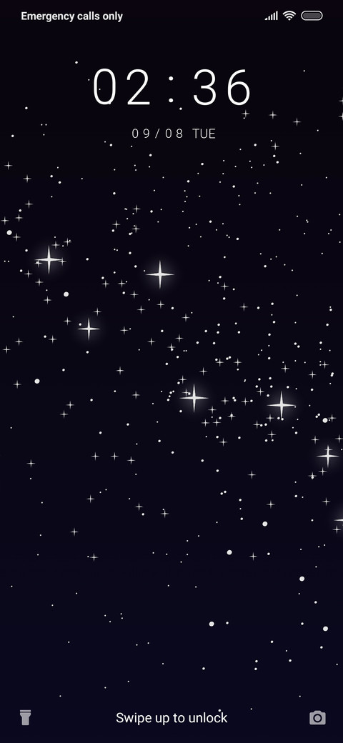 Stars in Night Sky_3MDS screenshot