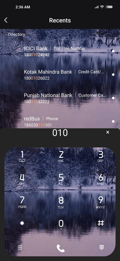 Morning snow screenshot