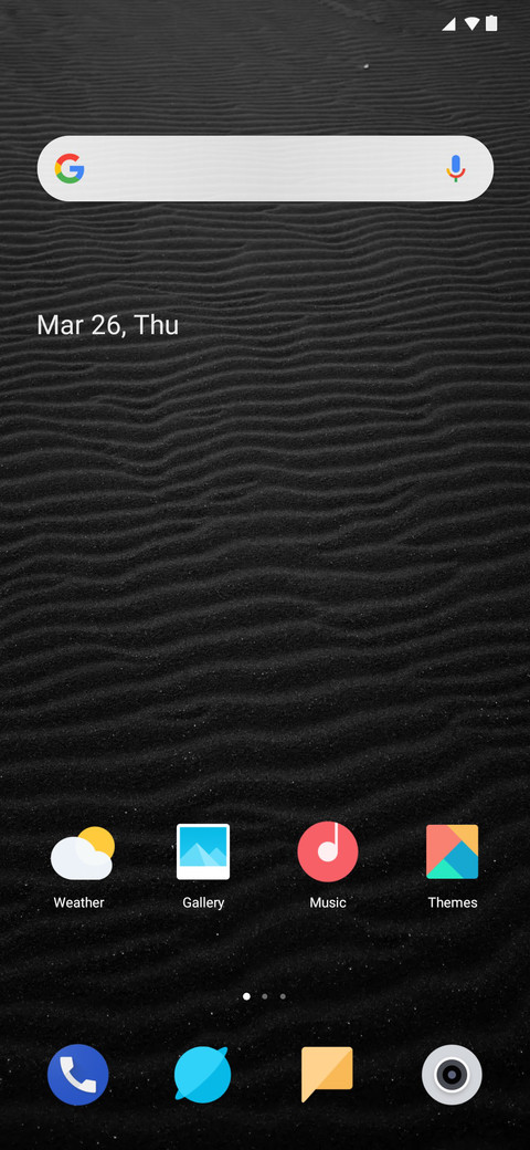 OxygenOS dark screenshot