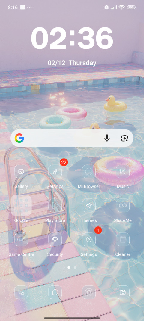 Pink pool screenshot