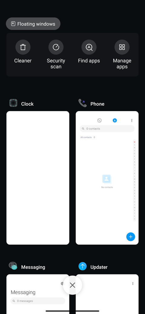 Colorful circle screenshot