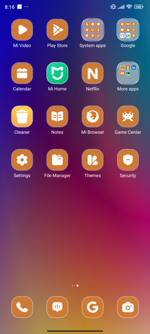 Blue Abstract screenshot