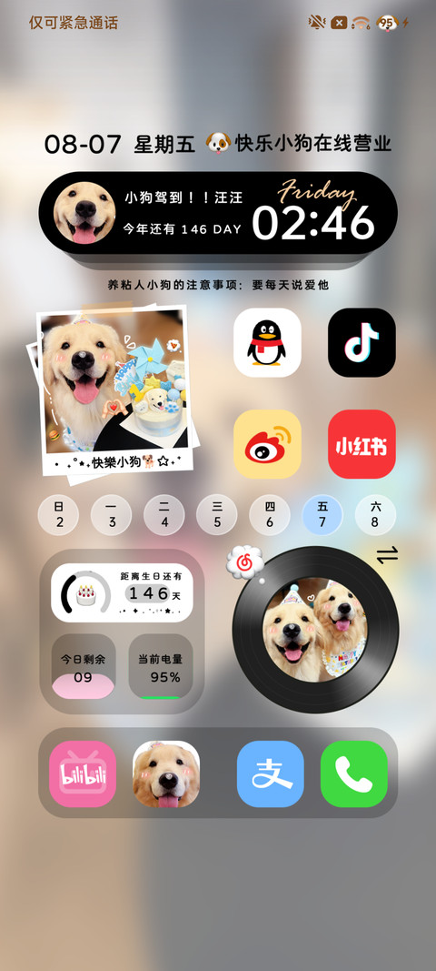 3D重感 调皮小金毛 screenshot