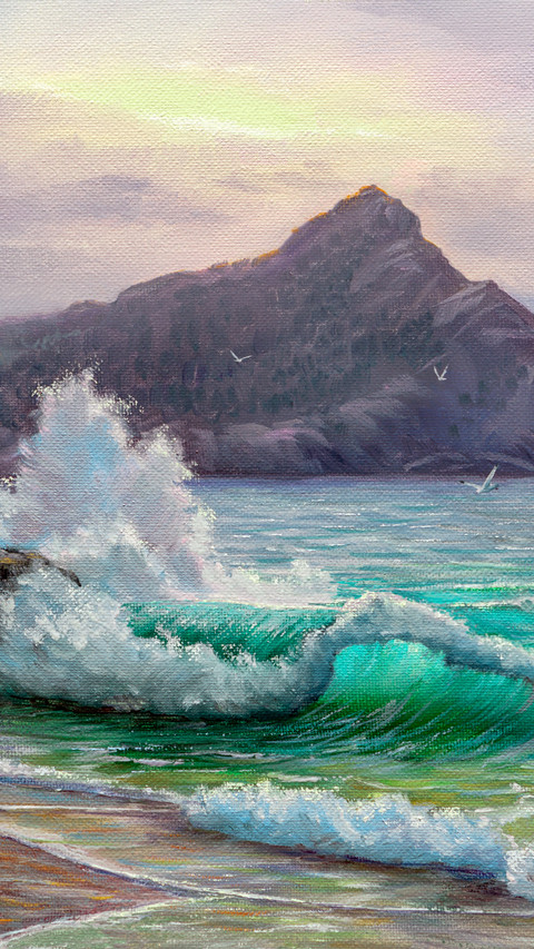 Rough Waves illustration screenshot