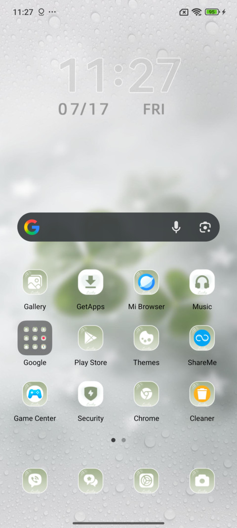 Custom Lucky rain screenshot