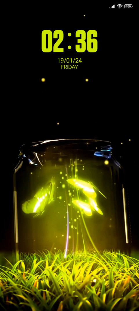 Glowing Butterfly screenshot