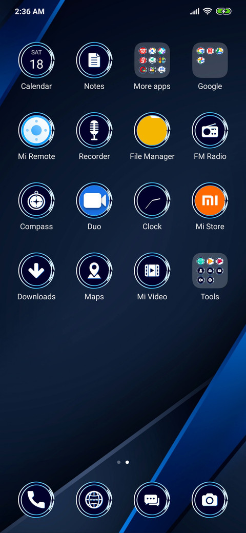 Blue Abstract _3MDS screenshot