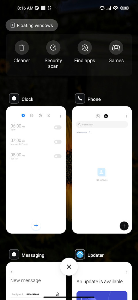 Dark screenshot