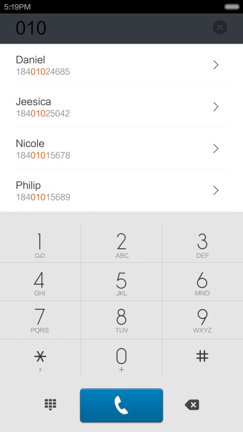 Bluewhite Theme screenshot