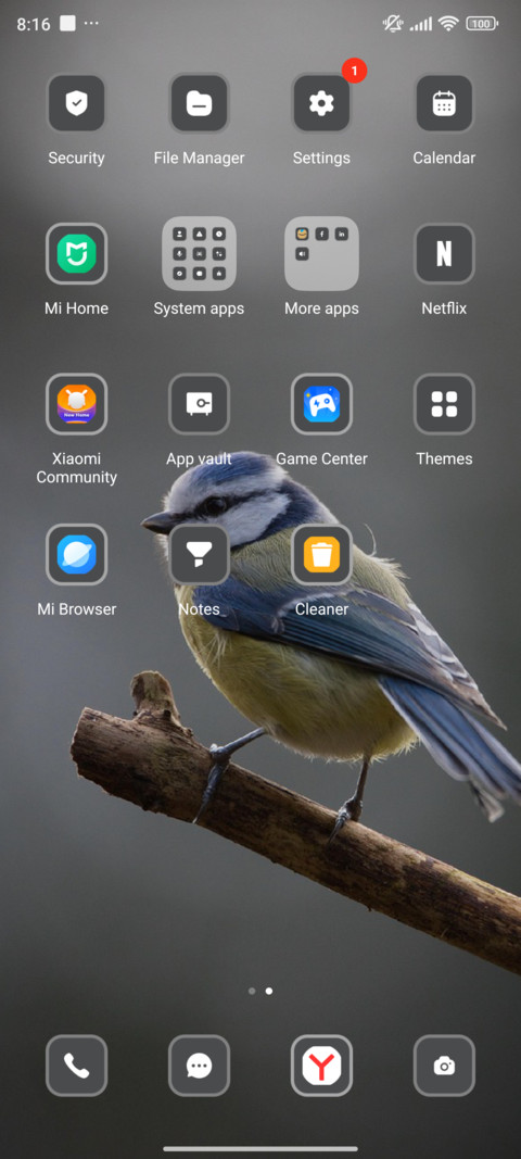Bird screenshot