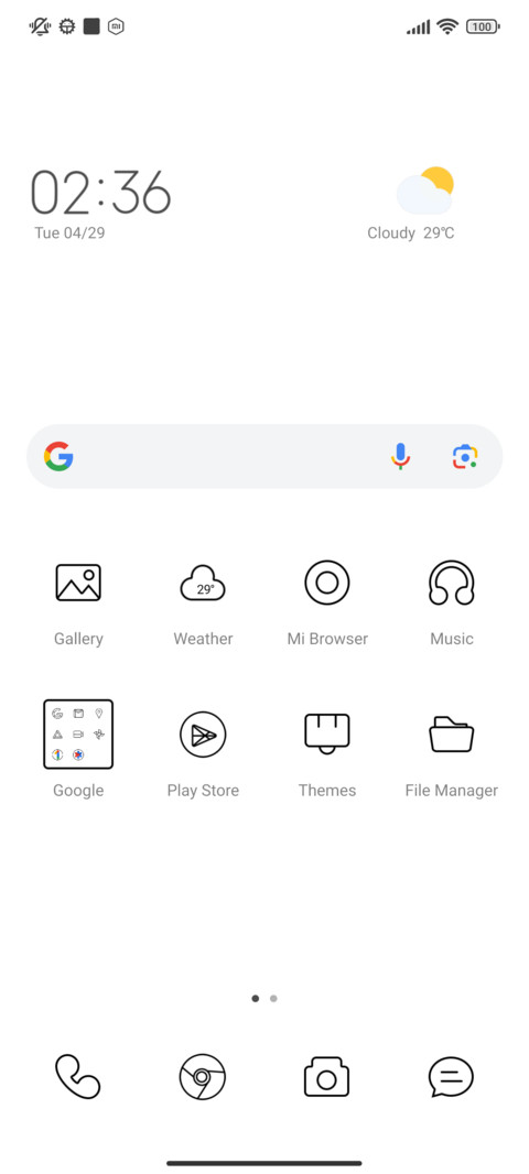 White Style screenshot