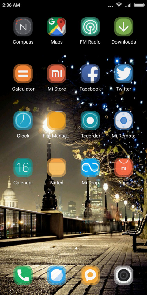 Night dark screenshot