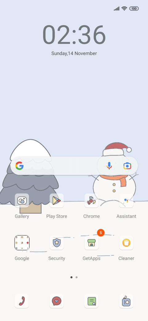 Healing the snow screenshot