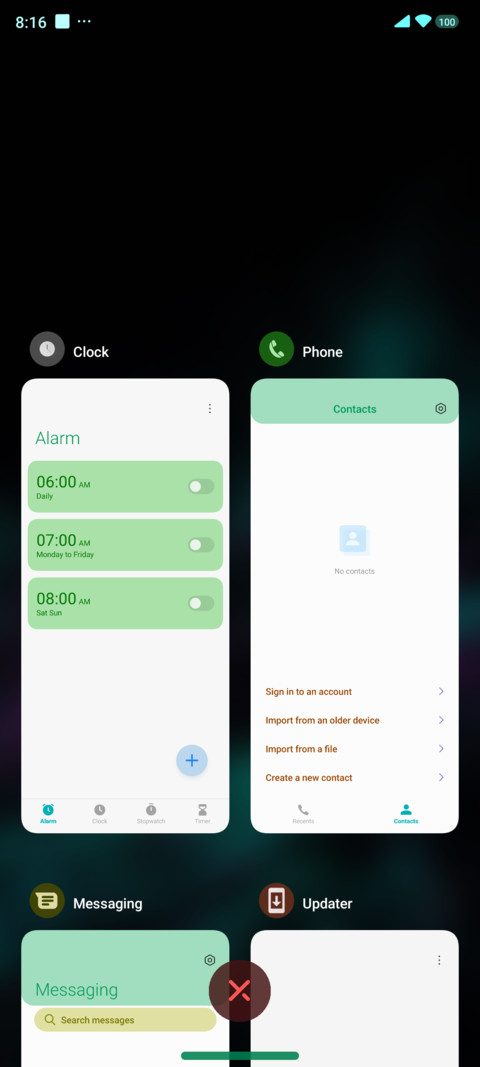 Colors UI screenshot