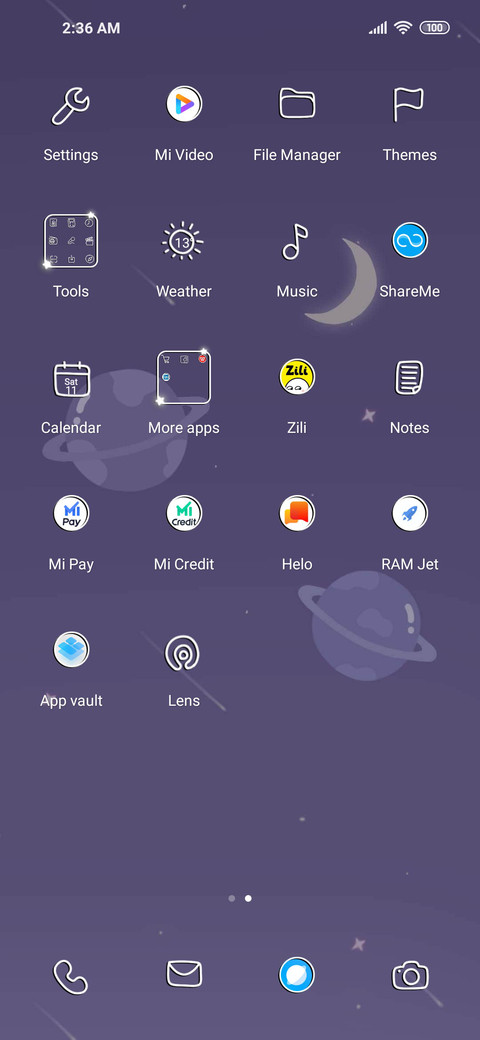 Several planets screenshot